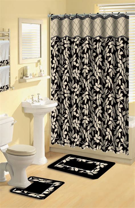 Get it by Thu. . Shower curtain sets with rugs